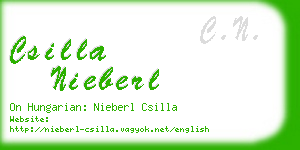 csilla nieberl business card